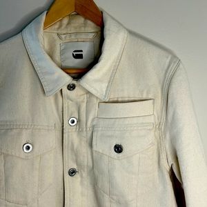 Heavy Canvas Twill 5pocket Jacket - G-Star- Small - Off-White - 100% Ctn (shell)